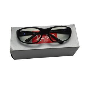 Ray-Ban Daddy-O RB2016‎ Sunglasses Matte Black Rubber Frame Wrap 59mm New